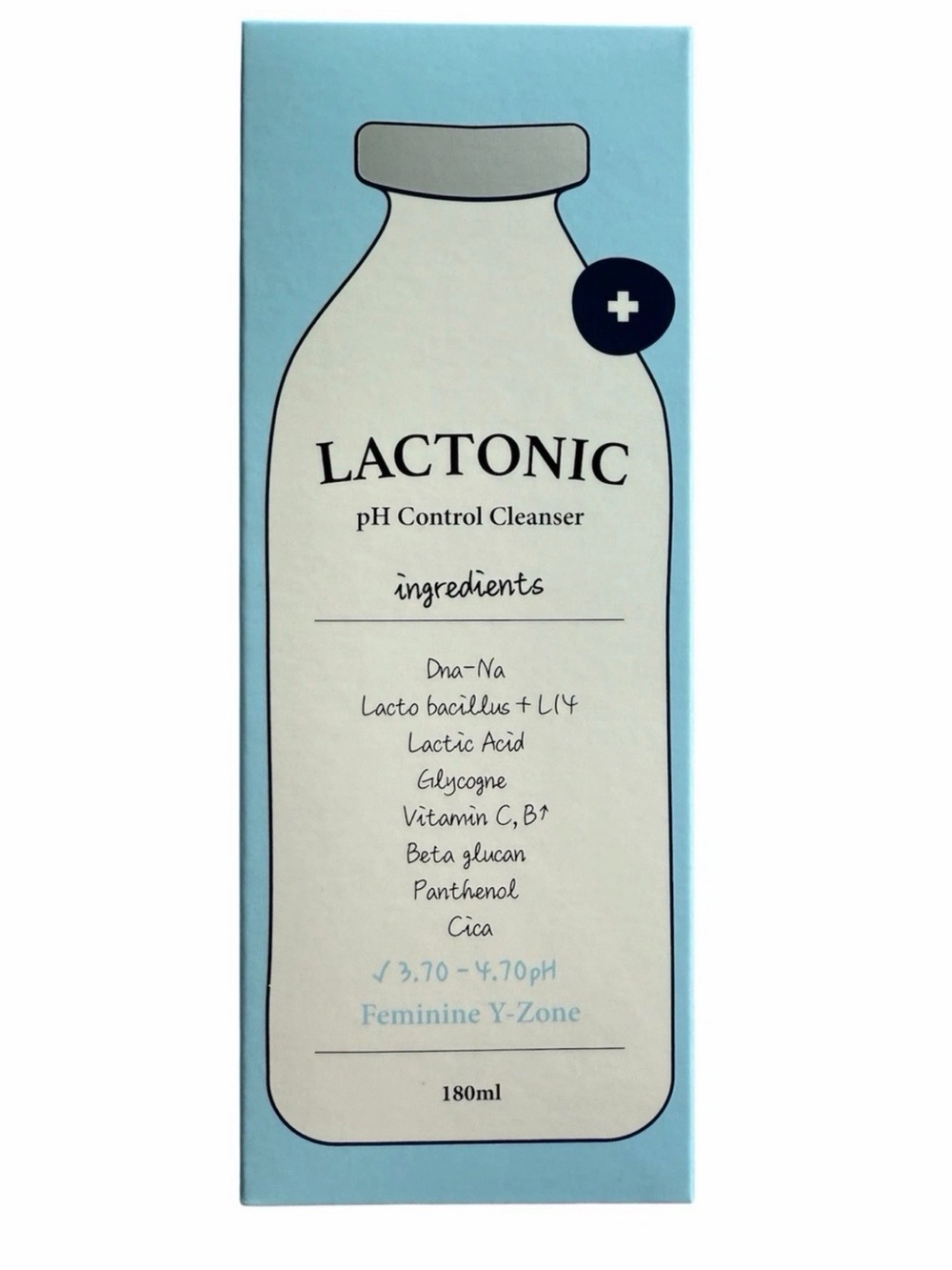 Lactonic Female Y Zone pH Control
Cleanser 180ml Made In Korea
